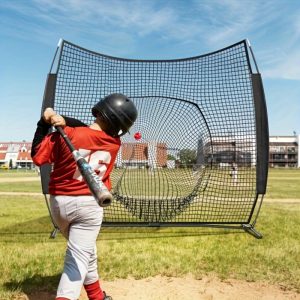 OutdoorVibe Portable Baseball Hitting Net with 4- Zone Target and Storage Bag