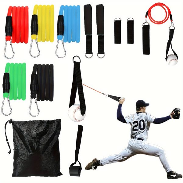 Baseball Resistance Trainer, Baseball Training Aid Equipment For Baseball Softball Pitchers, Baseball Throwing Trainer For Arm Strength Training