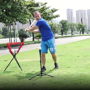 Professional Baseball Softball Trainer, Adjustable Batting Trainer, Baseball Practice Training T-stand