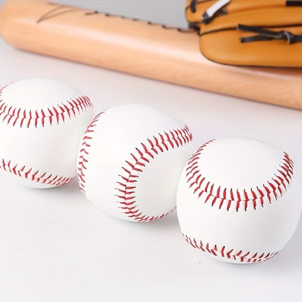 3pcs/set, Soft/ Hard Baseball Softball, Sports Training Balls Supplies