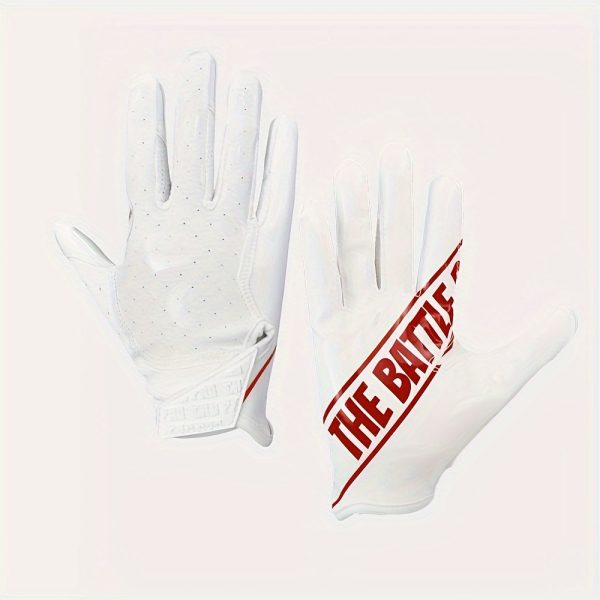 Premium American Football Gloves, Non-Slip Glove With Comfortable Design, Sports Catching Gloves