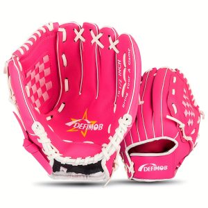 DEFIMOB 10.5inch Baseball Gloves, Softball Gloves For Pitching Hitting Throwing Training, Thickened PU Leather Lightweight Sports Baseball Gloves